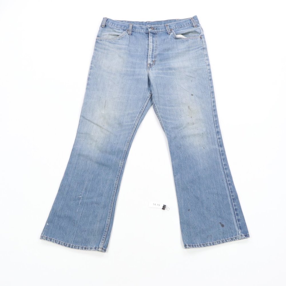 80s JCPenney Mens 36x30 Distressed Stained Jeans
